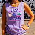 Plan For Today Coffee Yarn Books Sewing Knitter Knitting Comfort Colors Tank Top Lagoon Plan For Today Coffee Yarn Books Sewing Knitter Knitting Comfort Colors Tank Top Lagoon