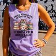 Proud Introverted Book Club Anti Social Reader Pet Cat Comfort Colors Tank Top Lagoon