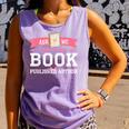 Published Author Ask Me About My Book Comfort Colors Tank Top Lagoon