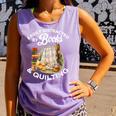 Quilting Sewing Machine Quilter Easily Distracted By Book Comfort Colors Tank Top Lagoon Quilting Sewing Machine Quilter Easily Distracted By Book Comfort Colors Tank Top Lagoon