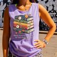 There Is No Such Thing As Too Many Books Reading Comfort Colors Tank Top Lagoon