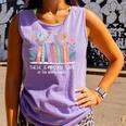 There Is No Such Thing As Too Many Books Reading Teacher Comfort Colors Tank Top Lagoon