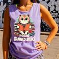 I Read Banned Books Shirt Cat Lover Bookworm Reader Men Women Kids Comfort Colors Tank Top Lagoon