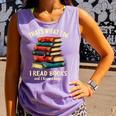 I Read Books Bookworm Halloween Comfort Colors Tank Top Lagoon