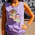 Read Books Drink Coffee For Women Comfort Colors Tank Top Lagoon