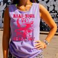 Read Your Heart Out Valentines Day Book Lover Bookish Teach Comfort Colors Tank Top Lagoon