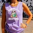 I Read Past My Bedtime Reading Sloth Book Lover Comfort Colors Tank Top Lagoon