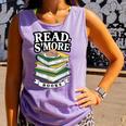 Read S'More Books Marshmallow Reading Smores Comfort Colors Tank Top Lagoon
