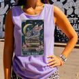The Reader Tarot Card Book Dragon Romantasy Fantasy Bookish Comfort Colors Tank Top Lagoon