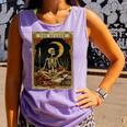 The Reader Tarot Card Book Lover Skeleton Art Goth Style Comfort Colors Tank Top Lagoon The Reader Tarot Card Book Lover Skeleton Art Goth Style Comfort Colors Tank Top Lagoon