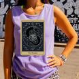 The Reader Tarot Card Mystic Dragon Book Magic Comfort Colors Tank Top Lagoon The Reader Tarot Card Mystic Dragon Book Magic Comfort Colors Tank Top Lagoon