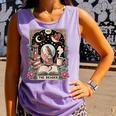 The Reader Tarot Card Shirt Bird Book Lover Bookworm Comfort Colors Tank Top Lagoon