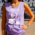 Reading 67 Meme English Teacher Book Lover Comfort Colors Tank Top Lagoon