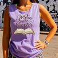 Reading Book Lover Club Librarian Just One More Chapter Comfort Colors Tank Top Lagoon
