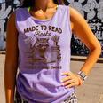 Reading Book Lover Made To Read Books Forces To Read Emails Comfort Colors Tank Top Lagoon