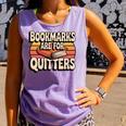 Reading Bookmarks Are For Quitters Reader Book Lovers Comfort Colors Tank Top Lagoon Reading Bookmarks Are For Quitters Reader Book Lovers Comfort Colors Tank Top Lagoon