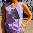 Reading Cat Cat Book Lover Comfort Colors Tank Top Lagoon