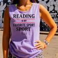 Reading Is My Favorite Sport Book Lover Saying Quote Comfort Colors Tank Top Lagoon Reading Is My Favorite Sport Book Lover Saying Quote Comfort Colors Tank Top Lagoon