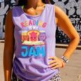 Reading Is My Jam I Love To Read Books Boy Girl Comfort Colors Tank Top Lagoon