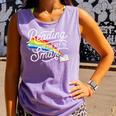 Reading Is The Key To Smart Book Lover Bookworm Reader Comfort Colors Tank Top Lagoon