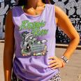 Reading Trash Racoon Bookworm Bookish Librarian Book Lover Comfort Colors Tank Top Lagoon