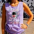 Reading Is Out Of This World Space Book Lover Comfort Colors Tank Top Lagoon