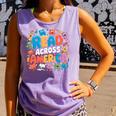 Reads Across Tee America Reading Teacher Books Reader Kids Comfort Colors Tank Top Lagoon Reads Across Tee America Reading Teacher Books Reader Kids Comfort Colors Tank Top Lagoon