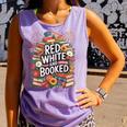 Retro Floral Red & Booked Library Reading 4th Of July Comfort Colors Tank Top Lagoon Retro Floral Red & Booked Library Reading 4th Of July Comfort Colors Tank Top Lagoon