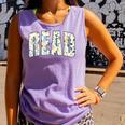 Retro Read Floral Reading Bookworm Librarian Book Lover Comfort Colors Tank Top Lagoon Retro Read Floral Reading Bookworm Librarian Book Lover Comfort Colors Tank Top Lagoon