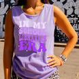 In My School Librarian Era Groovy Back To School Book Lover Comfort Colors Tank Top Lagoon
