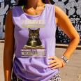 i Have Selective Hearing Cat Coffee Books Retro Comfort Colors Tank Top Lagoon
