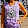 Skeleton Reading Book Anxious Stressed True Crime Obsessed Comfort Colors Tank Top Lagoon Skeleton Reading Book Anxious Stressed True Crime Obsessed Comfort Colors Tank Top Lagoon
