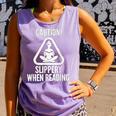 Slippery When Reading Unhinged Book Lover Meme Witty Comfort Colors Tank Top Lagoon Slippery When Reading Unhinged Book Lover Meme Witty Comfort Colors Tank Top Lagoon