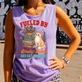 Smut Reader Cat Lover Fueled By Smutty Books & Cat Snuggles For Men Women Comfort Colors Tank Top Lagoon