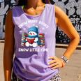 Snow Many Books Snow Little Time Snowman Reading Book Comfort Colors Tank Top Lagoon Snow Many Books Snow Little Time Snowman Reading Book Comfort Colors Tank Top Lagoon
