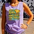 Softball Just A Girl Comic Book Style Graphic For Teens Comfort Colors Tank Top Lagoon Softball Just A Girl Comic Book Style Graphic For Teens Comfort Colors Tank Top Lagoon