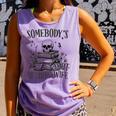 Somebody's Smut Reading Wife Smutty Book Lovers Comfort Colors Tank Top Lagoon