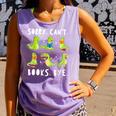 Sorry Can't Books Bye Dinosaur Librarian Bookworm Teacher Comfort Colors Tank Top Lagoon