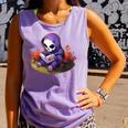 Spooky Grim Reaper Reading A Book Cute Creepy Halloween Comfort Colors Tank Top Lagoon Spooky Grim Reaper Reading A Book Cute Creepy Halloween Comfort Colors Tank Top Lagoon