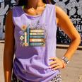 Subtle Book Anti Trump Women Book Loves Retro Comfort Colors Tank Top Lagoon