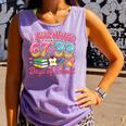 Survived 67 Days Of School Ice Cream Drip Apple Pencil Book Comfort Colors Tank Top Lagoon