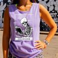 Tarot Card Shirt The Reader Tarot Skeleton Reading Book Comfort Colors Tank Top Lagoon