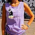 That's What I Do I Pet Cat I Read Books Tuxedo Cat Bookworm Comfort Colors Tank Top Lagoon