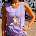 That's What I Do I Pet Cats I Read Books And I Know Things Comfort Colors Tank Top Lagoon