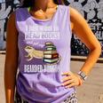 Tiny Dinosaur Read Books & Pet My Bearded Dragon Lover Premium Tri-Blend Comfort Colors Tank Top Lagoon
