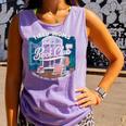 Tired Moms Book Club Coffee Chaos And Chapters Graphic Comfort Colors Tank Top Lagoon