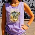 Tired Moms Book Club Cozy Night Coffee Reading Cat Comfort Colors Tank Top Lagoon