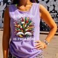 History Book Education Freedom Teacher Women Men Kids Comfort Colors Tank Top Lagoon