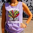 History Education Is Freedom Books Black History Premium Tri-Blend Comfort Colors Tank Top Lagoon