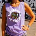 History Education Is Freedom Books Teach Black History Comfort Colors Tank Top Lagoon